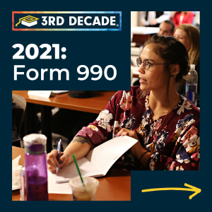 Learn about 3rd Decade's 2021 finances: Form 990